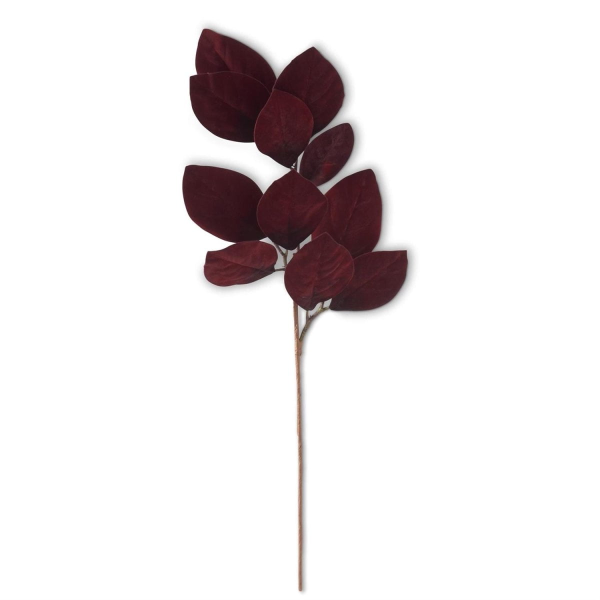 33-Inch Artificial Velvet Polyester Magnolia Leaf