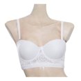 thumbnail image 1 of Brasier Bras Jade para Mujer Strapless Peto Corto Blanco Talla 38C, 1 of 3