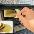 thumbnail image 4 of Car Air Vent Cleaning Brush 10x6cm Soft Bristle Interior Detail Tool Precision Gap Cleaner Handheld Durable for Dashboard Vents Auto Detailing, 4 of 5