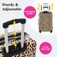 thumbnail image 5 of Hardshell Luggage Sets 3-Piece Expandable Lightweight PC Suitcase with TSA Lock Spinner Wheels, 20"+24"+28" Brown Leopard Travel Luggage, 5 of 9