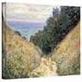 thumbnail image 3 of Claude Monet "Footpath" Wrapped Canvas Art, 3 of 3