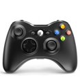 thumbnail image 1 of Wireless Controller for Xbox 360, 2.4GHZ Gamepad Joystick Wireless Controller Compatible with Xbox 360 and PC Windows 7,8,10,11 with Receiver (Black), 1 of 5