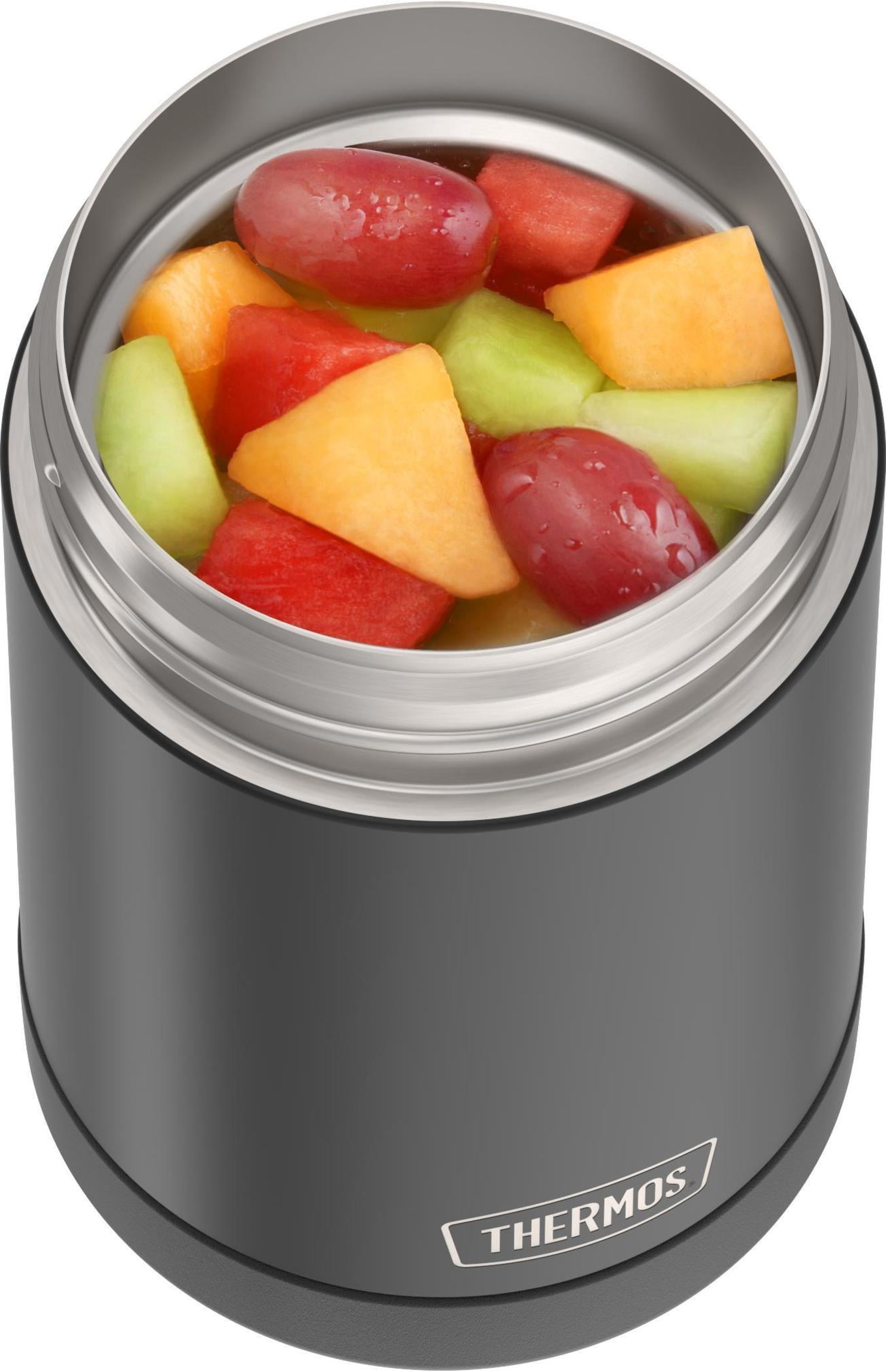 2 pack) (2 pack) Thermos Vacuum Insulated Food Jar with Folding