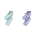 thumbnail image 1 of (2-Pack) Rinsvye Mens Womens Jogger Pants Solid Color Loose Fit Cool Feeling Sport Long Pants Loose Wide Leg Straight Cut, 1 of 4