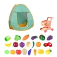 thumbnail image 2 of Kids Pop-Up Play Tent - 12.6 Inch Automatic Camping Toy with Easy Setup, Portable Indoor/Outdoor Playhouse for Boys & Girls Ages 3+ Multicolor, 2 of 7