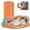Orange 2pcs, variant on Shoe Washing Machine Bag: Laundry Shoe Bag for Washer and Dryer - 2pc Reusable Shoe Cleaning Bag for Sneaker Tennis Shoes Unstain Cleaner Kit(2 Pcs) Cream 2pcs