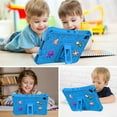 thumbnail image 6 of Allytechgroup Kids Case for Samsung Galaxy Tab A9 8.7", EVA Lightweight Bumper Shockproof Kickstand Shoulder Strap Children Friendly Tablet Case for Galaxy Tab A9 SM-X110 X115 X116, Skyblue, 6 of 8