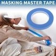 thumbnail image 2 of Cinta de pintor Unique Bargains, fácil de quitar, cinta de enmascarar Master Tape 140U azul, 0.5 pulgadas x 52.5 yardas, 2 of 6