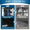 thumbnail image 5 of Furibear 4 Burners BBQ Propane Gas Grill, Freestanding Grill Cart with Wheels, Stainless Steel Heavy-Duty Cabinet Style, Outdoor BBQ Grill for Garden Backyard Cooking Barbecue, 5 of 9
