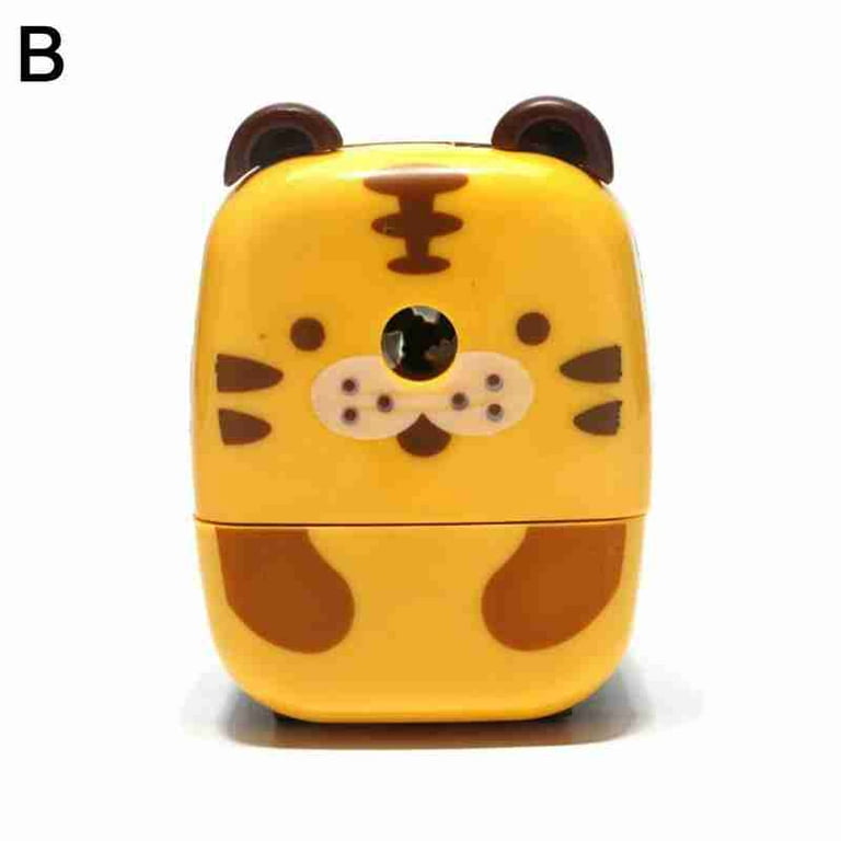 Set of 27 Cartoon Animal Pencil Sharpeners for Kids Cute Two-Holes Plastic  Colored Sharpener Manual Handheld Small Compact Sharpener for Student