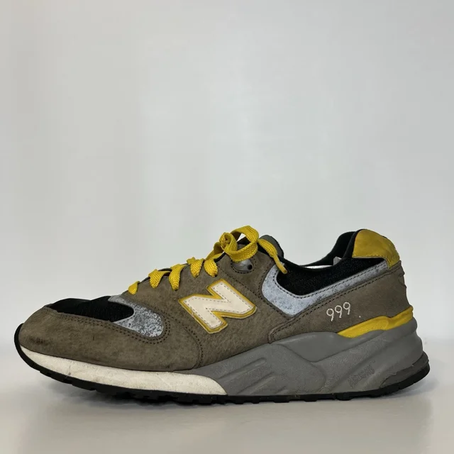 New Balance 999 ML999GBY Gray Yellow Casual Shoes Sneakers Mens US Size 9.5 D