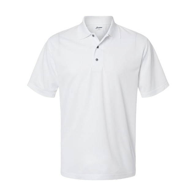 Saratoga Performance Mini Mesh Polo, M, White