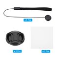 thumbnail image 3 of Unique Bargains 37mm Lens Cap Set, 5Pack Sides Pinch Snap Camera Lens Cover, Black, 3 of 7