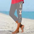 thumbnail image 2 of Womens Fashion Printed Leggings With Yoga Sport Elastic Pants, 2 of 8