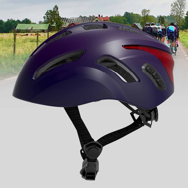 Casco De Bicicleta Inteligente, Intercomunicador Para Varias Personas Conexión Estable Bicicleta Casco Advertencia Luz Trasera Batería Larga Para Bicicletas
