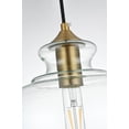 thumbnail image 5 of Brilliant 1 Light Pendant in Satin Gold and Clear, 5 of 7
