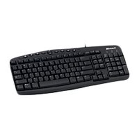 Microsoft Wired Keyboard 500 - Keyboard - PS/2 - US - black | Walmart ...