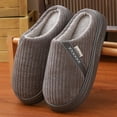 thumbnail image 6 of Slippers for Women Men Non-Slip Thick Soled Round Toe Slip-on Slides Unisex's Casual Versatile Indoor Home Fall Winter Eva Thick Bottom Flat Sandals, 6 of 6