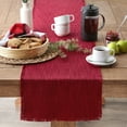 thumbnail image 4 of Design Imports CAMZ13375 Chemin de Table à Franges Panier de Canneberges 14x72, 4 of 4