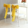 thumbnail image 6 of BalsaCircle 5 Gold Polyester Metallic Fringe Chair Sashes Wedding Party Events Reception Home Decorations Supplies, 6 of 8