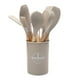 thumbnail image 1 of Juego de 12 utensilios de cocina con mango de madera de silicona, utensilios de cocina anticalor, pala para wok, cuchara de silicona, utensilios de cocina de silicona, 1 of 1