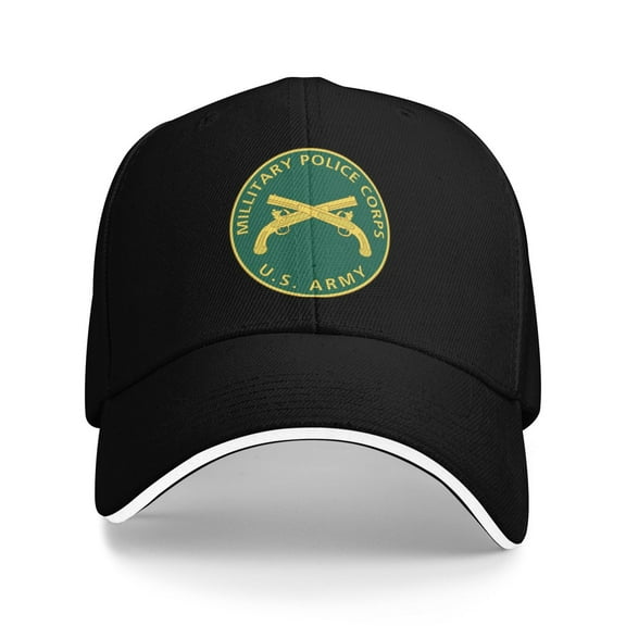 United States Army Military Police Corps Unisex Sandwich Cap Classic Baseball Capunisex Adjustable Casquette Dad Hat