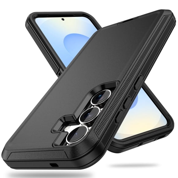 Funda de teléfono ACAGET para Samsung Galaxy S25 Plus a prueba de golpes negra