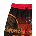 thumbnail image 3 of Jurassic World Park Blue Dinosaur UPF 50+ Swim Trunks Bathing Suit Little Kid, 3 of 5