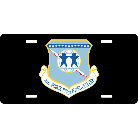 U.S. Air Force Personnel Center License Plate