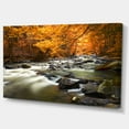 thumbnail image 2 of Automne Terrai avec Arbres et Rivière - Impression sur Toile Paysage, 2 of 3