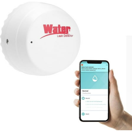 Wireless Wi-Fi Water Leak Detector Alarm 2.4G for Home, Smart Sensor