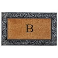 thumbnail image 1 of Home & More 10002SILVB Prestige Silver Monogram Doormat (Letter B), 1 of 1