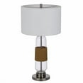 thumbnail image 4 of Cal Lighting 150W 3 Way Everett Bubbled Glass Table Lamp, 4 of 5
