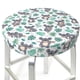 thumbnail image 3 of Balery Bears and Tropical Leaves Fundas de asiento para taburete de bar redondo de tela de terciopelo ajustables que protegen de arañazos y manchas para sillas de 14 a 17 pulgadas.-13 inch, 3 of 7