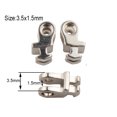thumbnail image 1 of 20 Pcs(10 Paires) Charnière de Réparation de Lunettes de Remplacement Haute Nickel Accessoire de Réparation de Charnière Simple Double Dent XTS3515, 1 of 6
