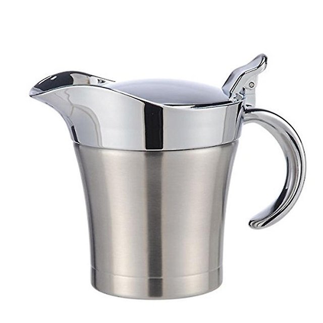 Salsera de porcelana YONGSHENG jarra térmica para leche con tapa plateado 500 ml