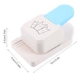thumbnail image 2 of CIMAXIC Lever Action Craft Punch Label Shape Punching Machine Scrapbooking Supplies,5.91"X3.46"X2.56", 2 of 4