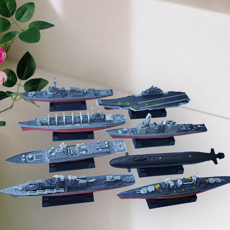 Colcolo Navy Warship Model Toy, 8Pcs 4D Puzzle Submarine Aircraft Colcolo Navy Warship Model Toy, 8Pcs 4D Puzzle Submarine Aircraft