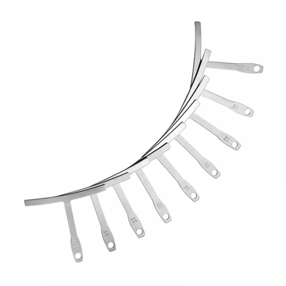 9pcs Guitar Radius Gauge Understring Radius Gauge String Gauges Luthier