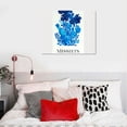 thumbnail image 5 of Orinice  Matisse Navy Blue Leaf Canvas Wall Art Print  Minimalist Flower Market Painting Picture Abstract Aesthetic Wall Decor Painting Living Room Bedroom Bathroom 16x12in, 5 of 6