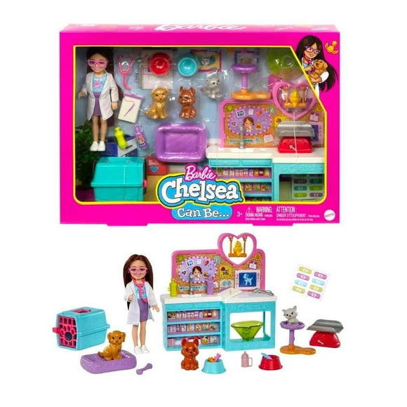 Set de Juego Barbie Mundo de Chelsea Chelsea Veterinaria