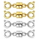 thumbnail image 1 of 4 Uds. De cierres y cierres magnéticos dobles para collar, extensor de pulsera dorado y plateado, convertidores de cierres de joyería para fabricación DIY, 1 of 5