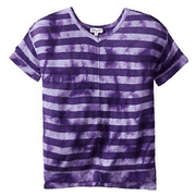 $56 Splendid Girls' Tie Dye Loose Knit Top, DGE01606X, lavender, Size 5/6