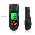 thumbnail image 2 of Lepmerk Moisture tester,Meter Wood Pin-type With Lcd Indicators Handheld Meter 3 Indicators Handheld Wood Wall Paper Meter Pin-type With Lcd Display 3 Display 3 Indicators With Lcd Display Buzhi, 2 of 7