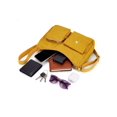 thumbnail image 4 of LAVA Crossbody Bag for Women Large Capacity Shoulder Bags Waterproof Lightweight Nylon Handbag (Yellow), 4 of 8