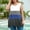 Blue, variant on Women's Tank Tops Plus Size Under $5 Round Neck Printing Oversized Sleeveless T-shirt Loose Tank Top Blouse