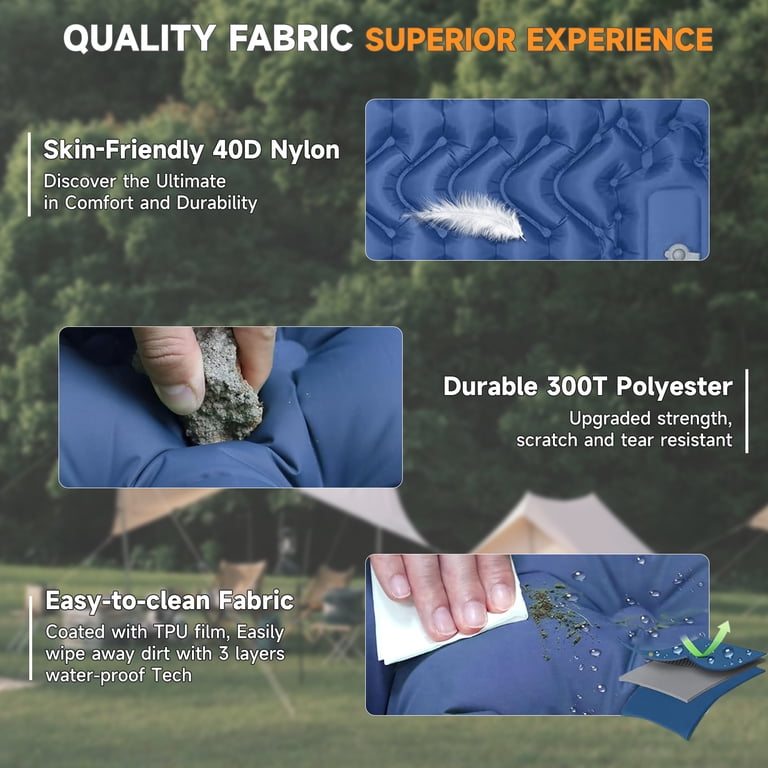 Aonhom Ultralight Sleeping Pad, Inflatable with Foot Pump photo 5