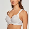 thumbnail image 4 of MELENECA Underwire Minimizer Bra for Women White 48E, 4 of 6