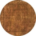 thumbnail image 1 of Ahgly Company Indoor Round Oriental Orange Industrial Area Rugs, 6' Round, 1 of 4