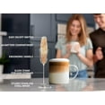 thumbnail image 6 of Zulay Kitchen Milk Frother for Lattes Upgraded Ultra Stand Foam Maker Stainless Steel - Bright Granite, 6 of 6